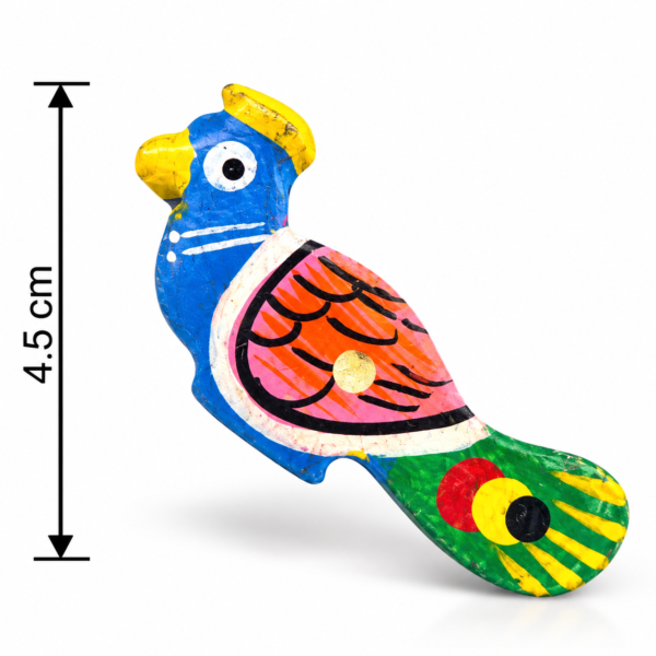 Colorful Peacock MDF Cutout – Hand-Painted Craft Decor
