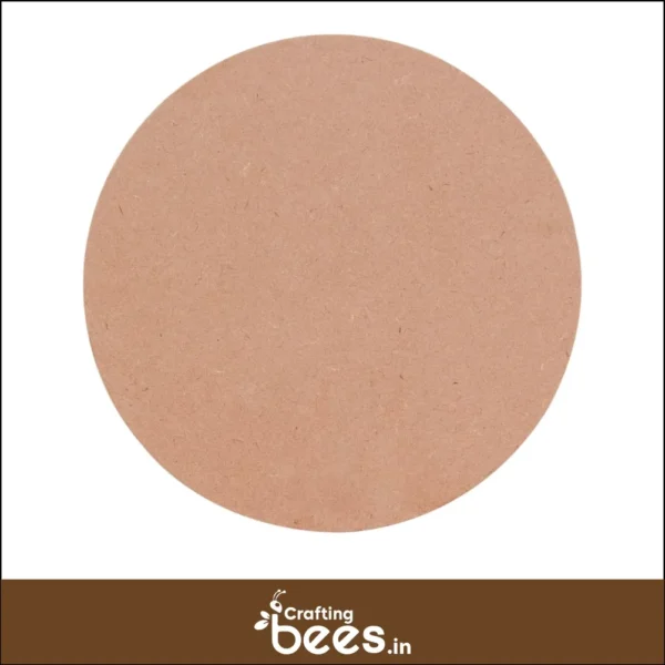 1.5 Inch MDF Cutout Plain Round and Square Base