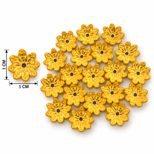 Golden Floral Embellishment